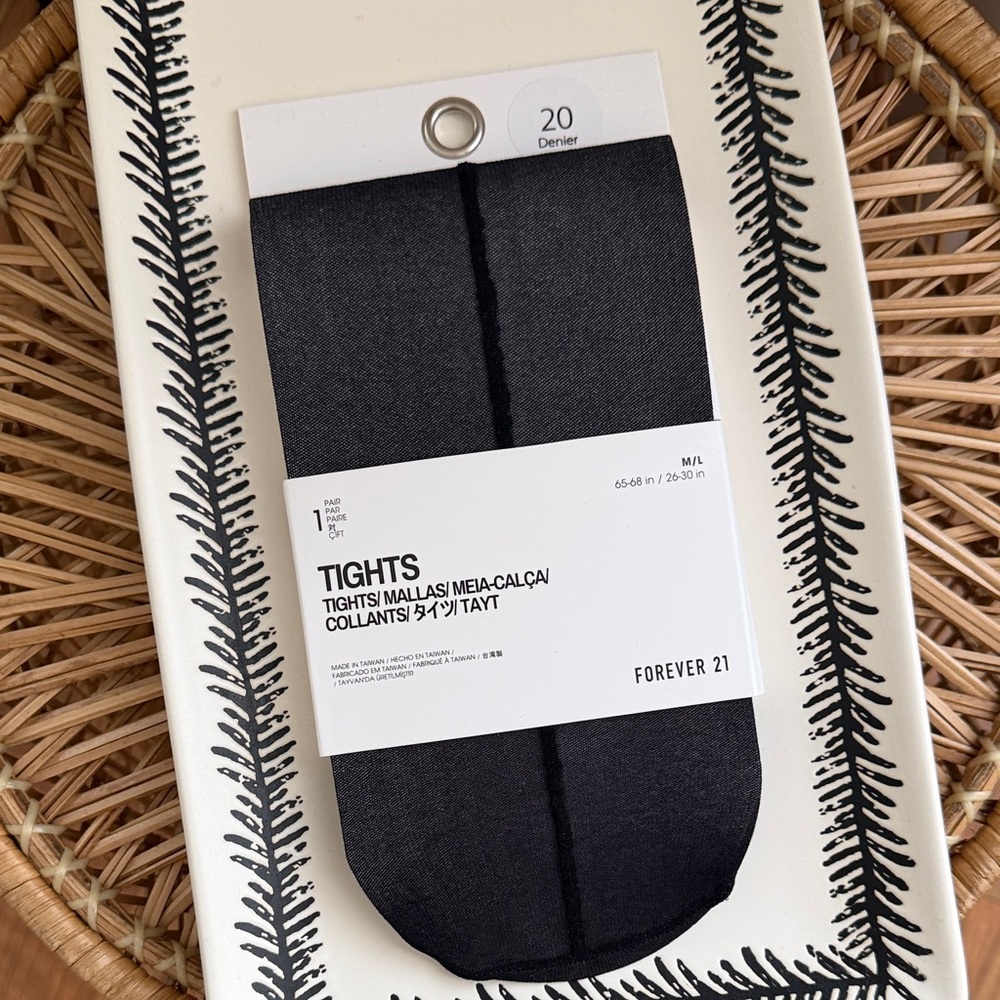 Forever 21 Black Tights - 20 Denier